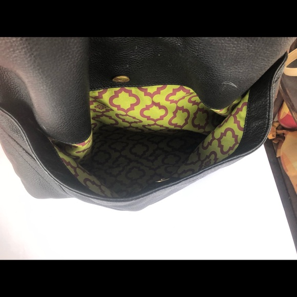 or Yani black brown leather bag